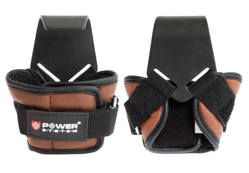 Гаки для тяги на зап'ястя Power System PS-3300 Hooks Brown XL Київ - фото 2