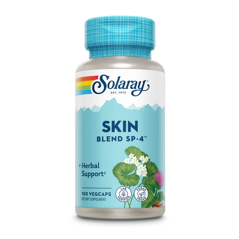 Комплекс для шкіри Solaray Skin Blend SP-4 100 капсул Луцьк - фото 1