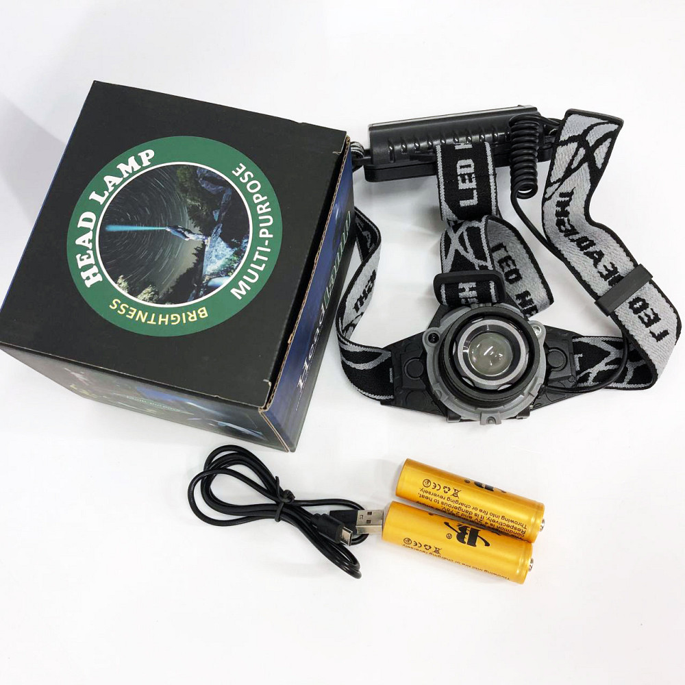 Фонарь для спасателей на голову BL-W002, Портативный светодиодный налобный фонарь KP-48 Львов - изображение 6