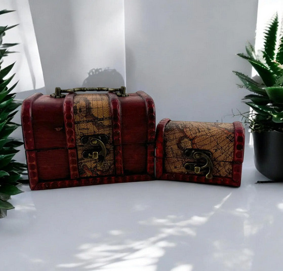 Сундучки шкатулки дерево набор 2 шт Киев - изображение 1