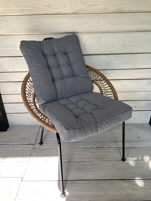 Подушка для стульев (50x50х8 см) Decorator Соро цвет серый 84-052 Киев - изображение 5