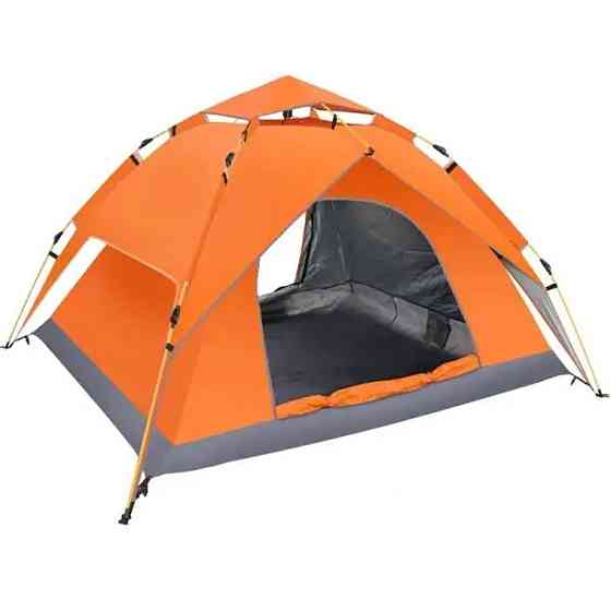 Намет автоматичний двомісний 200*230*130 см водонепроникний помаранчева LU015O Київ