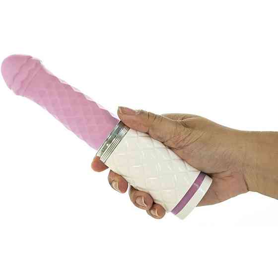 Розкішний вібратор-пульсатор з присоскою Pillow Talk - Feisty Thrusting Vibrator Pink Sex Aura Київ