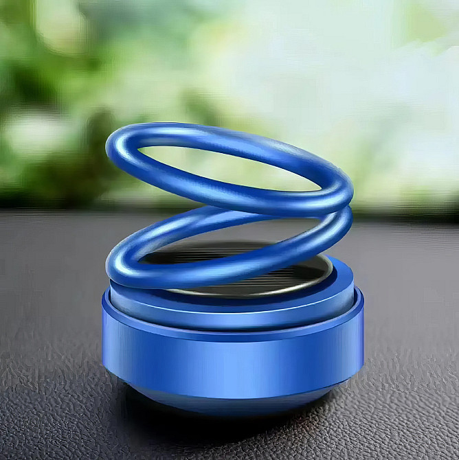 Дифузор ароматизатор для авто освіжувач повітря “Кільця левітації” на сонячній батареї в машину, синій Кам'янець-Подільський - фото 1