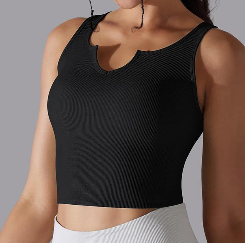 Женский топ в базовом фасоне и цветах, L/XL, черный Лубны - изображение 1
