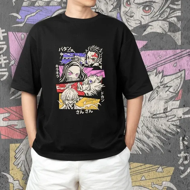 Футболка мужская с принтом Клинок, рассекающий демонов Команда 3 Размер 48 Anime0Размер 481 Днепр - изображение 3