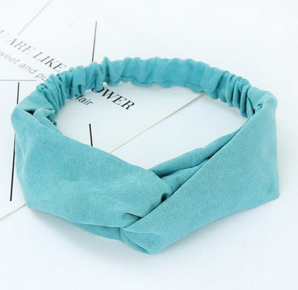 Пов'язка для волосся жіноча блакитна Київ - фото 1
