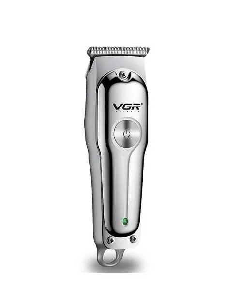 Машинка для стрижки волос VGR V-071 с лезвиями из нержавеющей стали, мощный аккумулятор, 4 насадки Одесса - изображение 4