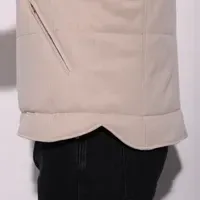 Жилетка бежевая мужская с карманами весна осень без капюшона кашемировая безрукавка утепленная на кнопках Slavni Arden XL Одесса - изображение 4