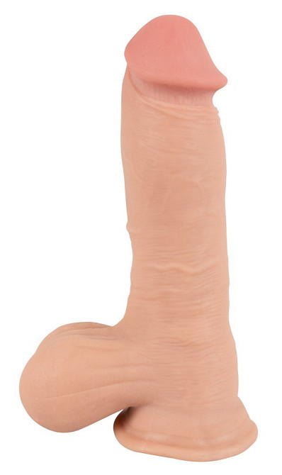 Фаллоимитатор - Nature Skin Dildo With Movable Skin, 20 см Sex Aura Киев - изображение 4