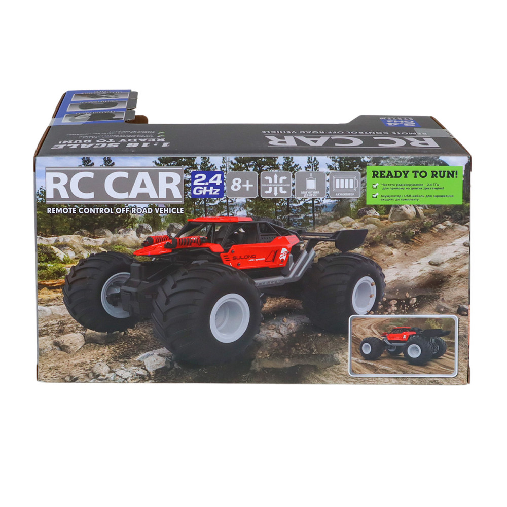 Автомобіль Off-road на р/к – Strong Power (червоний, 1:16) Днепр - изображение 10