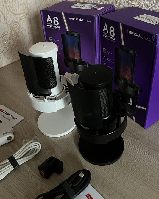 Новые микрофоны FIFINE A8 ampligame Харьков - изображение 4