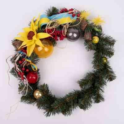 Різдвяний вінок YES! Fun Щира Україна D30 см (904938) Вінниця