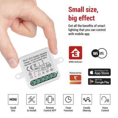 Модуль управління розумним будинком EMOS H5106 WiFi 2-Channel (H5106) Вінниця