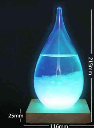 Барометры Штормгласс БОЛЬШАЯ Капля с LED подсветкой Storm glass Кременчуг