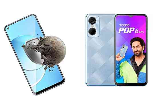 Защитное стекло DefenzoGlass для Tecno POP 6 Pro (BE8) – двойная прочность Киев