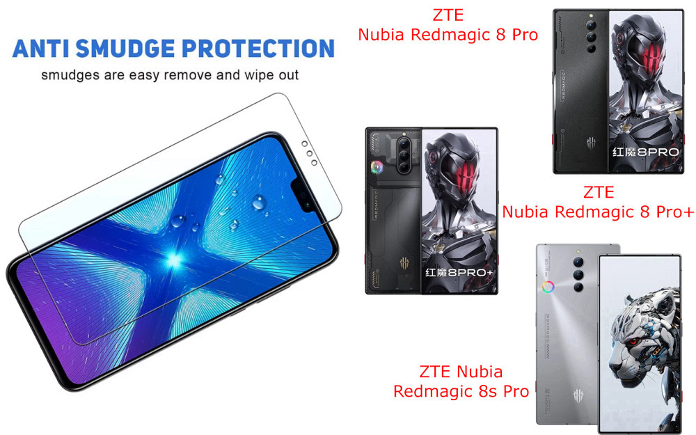 Защитное стекло NeoGlass для ZTE Nubia Redmagic 8 Pro, 8 Pro+, 8s Pro – ультрапрозрачное и устойчивое Киев - изображение 3