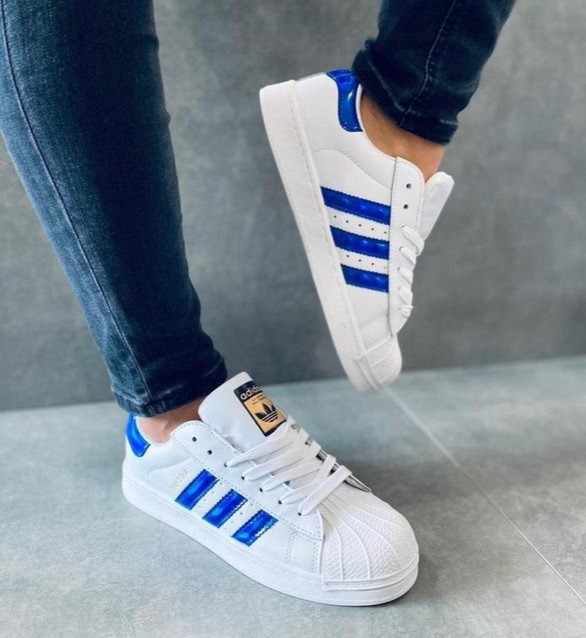 Кроссовки Adidas Superstar Белые Адидас Суперстар Кожаные Женские (размеры: 36,37,38,39,40) - 29-7 Видео Обзор Днепр - изображение 6