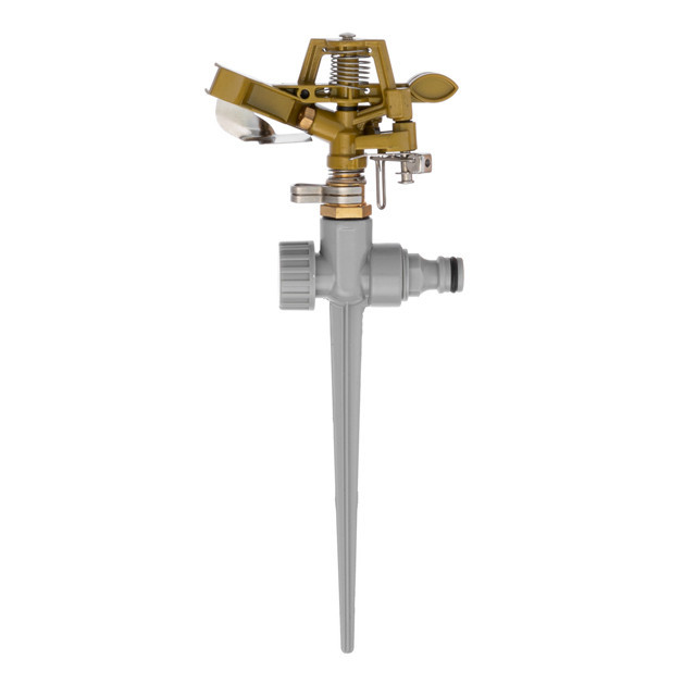 Дождеватель пульсационный на колку, с полной или частичной зоной полива до 12 м, материалы: Brass, Zinc alloy INTERTOOL GE-0052 Киев - изображение 2