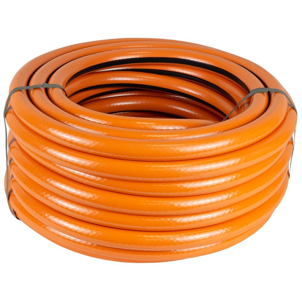 Шланг для поливання Бурштин 3 шари армований 3⁄4" 20 м FLORA (5066834) Київ - фото 1