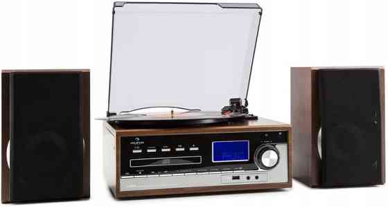Стереосистема в стиле ретро Auna Deerwood USB/MP3/CD/Tape/FM/AUX из Германии Уценка Дніпро