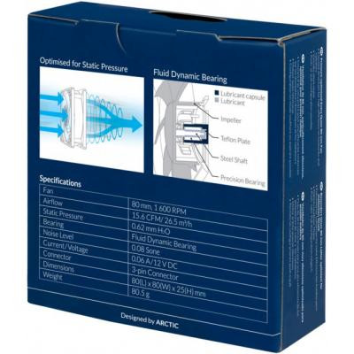 Кулер до корпусу Arctic P12 PWM Black (ACFAN00119A) Вінниця - фото 5