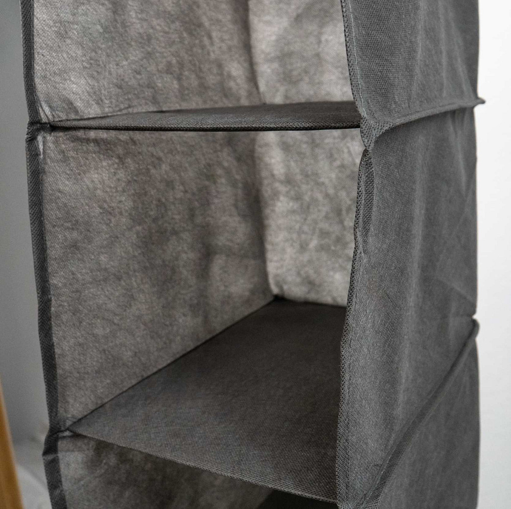 Подвесные полочки органайзер для хранения вещей 62x20x30 см M HP-M (Серый) Сумы - изображение 6