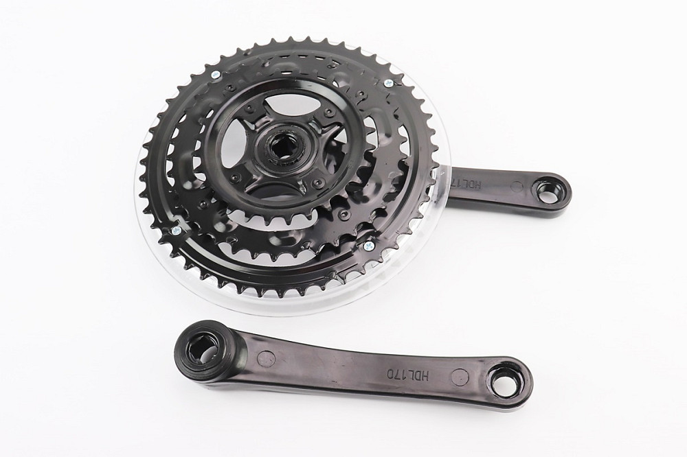 Шатуни "квадрат" 170мм, 48.38.28T MTB, чорні GS-P323 Київ - фото 2