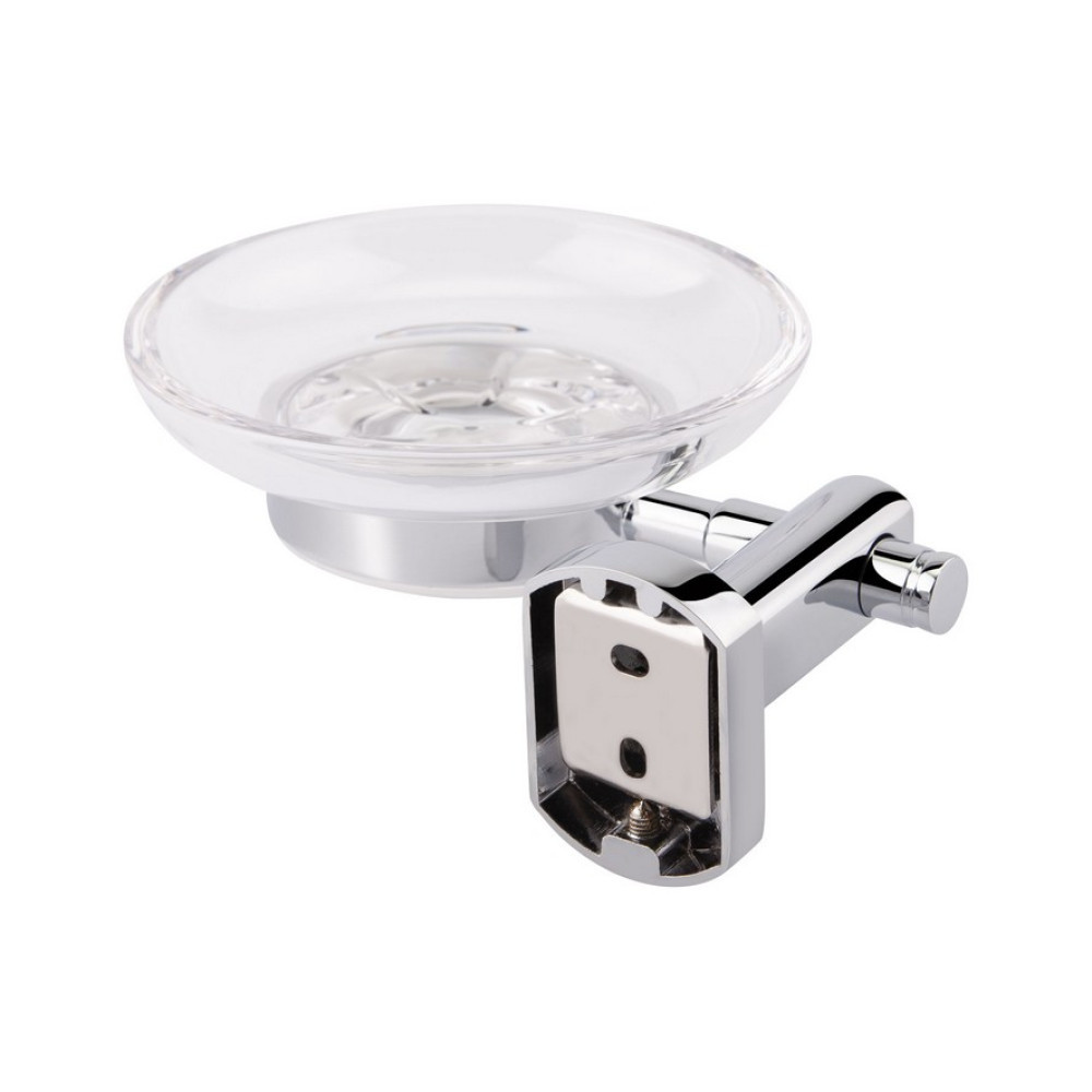 Мыльница Qtap Liberty настенная QTLIBCRM1159 Chrome Киев - изображение 4