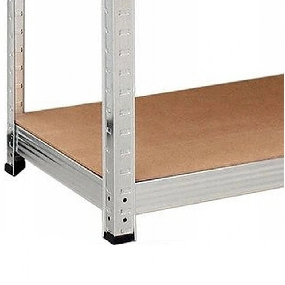 Металевий поличний стелаж вітрина з полицями Siker G9040 180х90х40 см Київ - фото 9