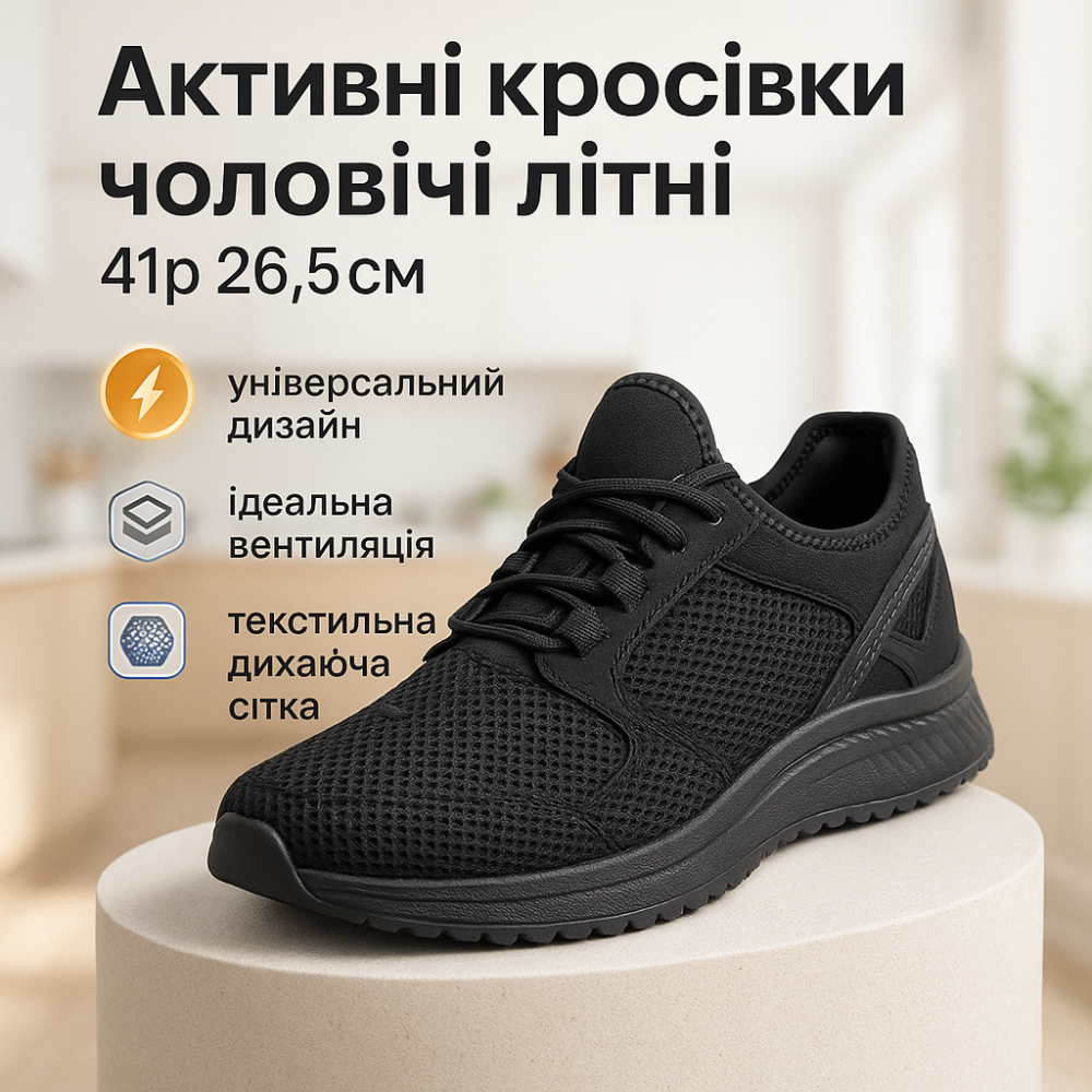 Дуже легкі чоловічі кросівки 41р 26.5см, Літні кросівки текстиль Легкі чоловічі для літа BL-91 Львів - фото 12