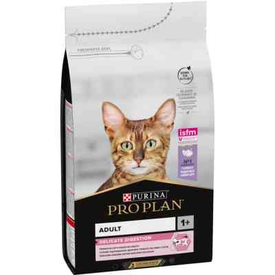 Сухой корм для кошек Purina Pro Plan Delicate Turkey со вкусом индейки 1.5 кг (3222270884136) Винница