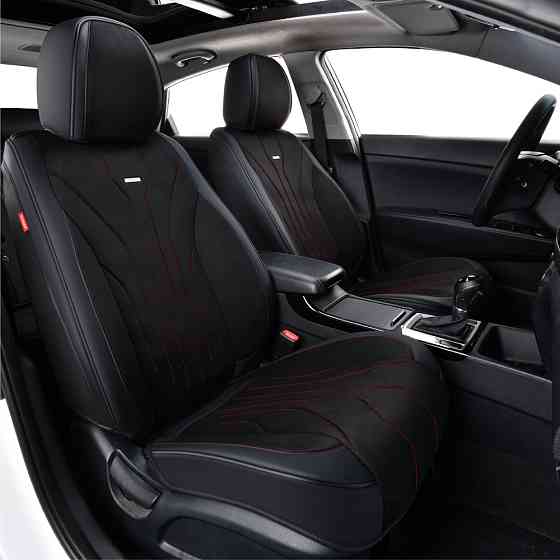 Комплект, 5D чохли для сидінь Beltex Sierra, black-red Львів