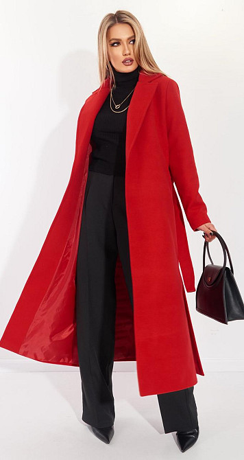 Кашемірове пальто з розрізами (42) Київ - фото 4