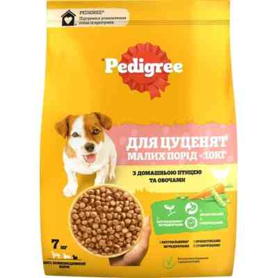 Сухой корм для собак Pedigree для щенков малых пород с птицей и овощами 7 кг (5998749145210) Винница