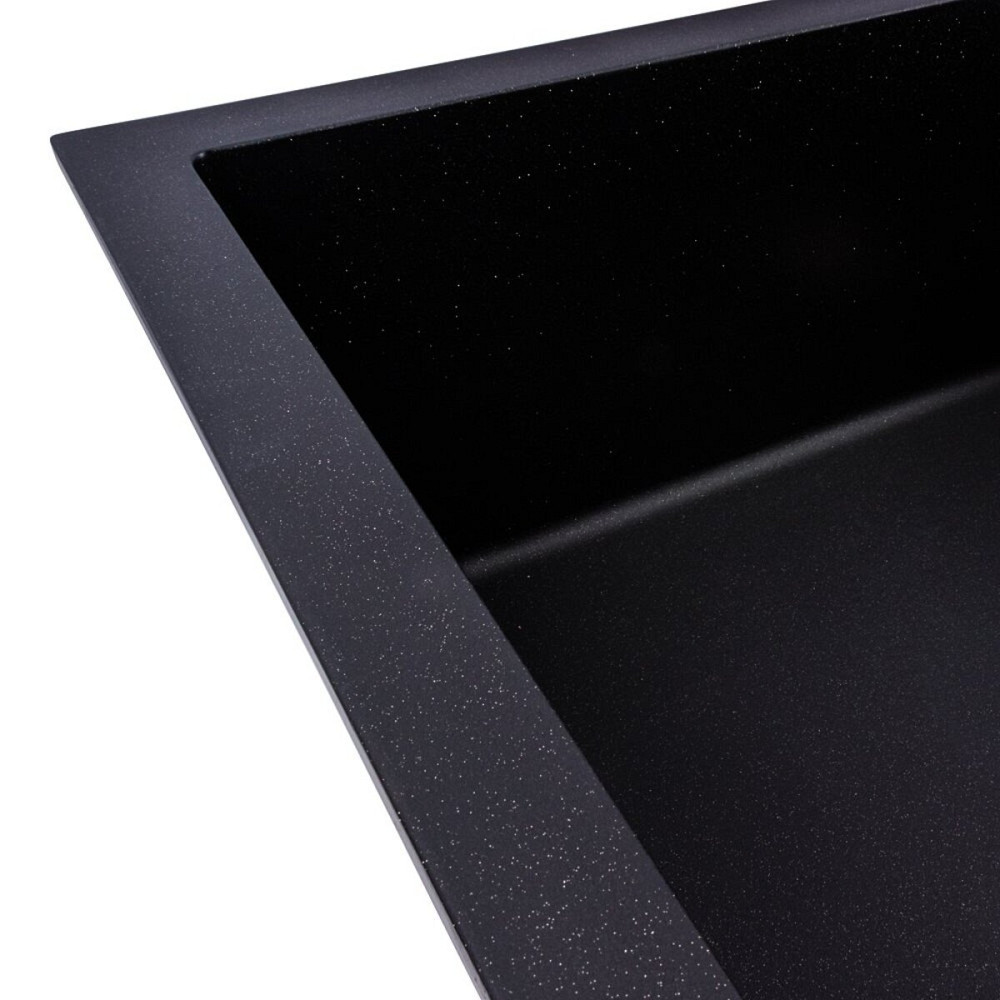 Гранітна мийка VALESO CALYPSO 7950 матова Чорний металік Коломыя - изображение 4