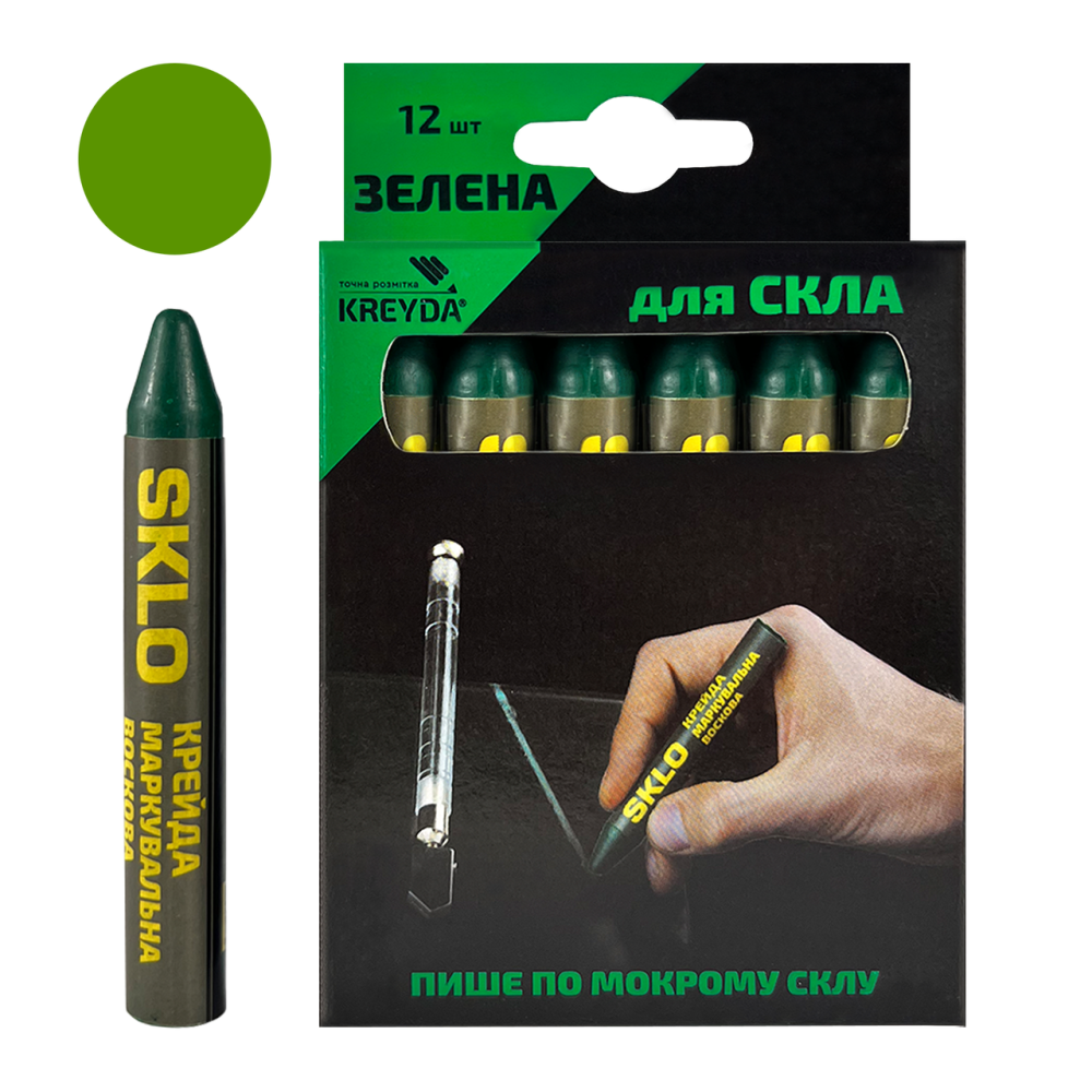 Для скла крейда воскова розміткова SKLO (сині) Павлоград - фото 1