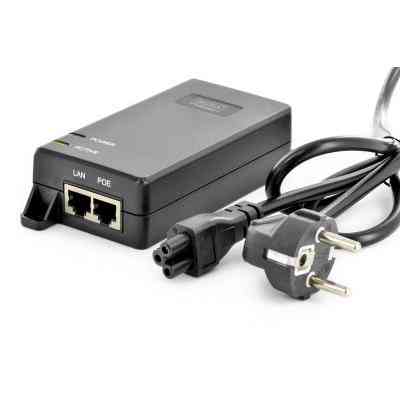 Адаптер PoE Digitus PoE+ 802.3at, 10/100/1000 Mbps, Output max. 48V, 30W (DN-95103-2) Винница
