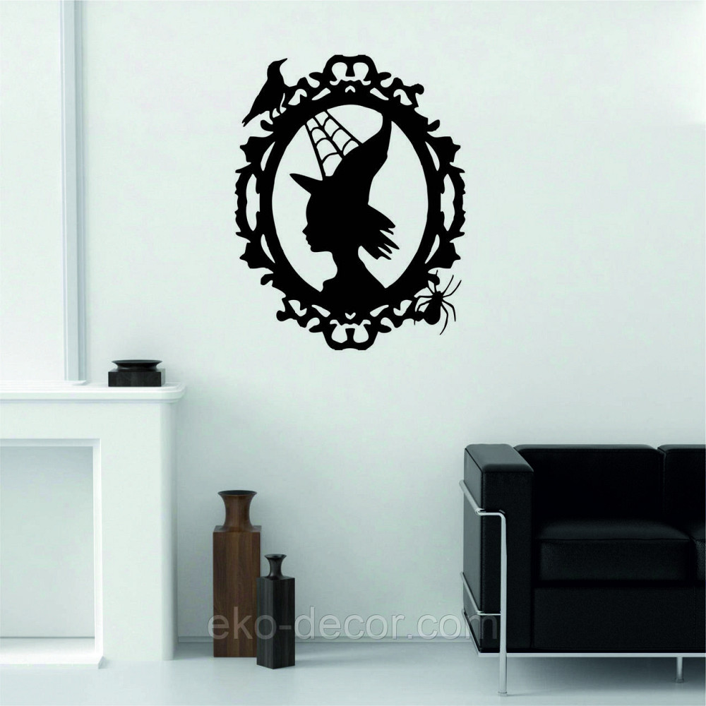 Декоративне настінне Панно «Ведьма», Декор на стіну 110*86 см, Чорний Київ - фото 4