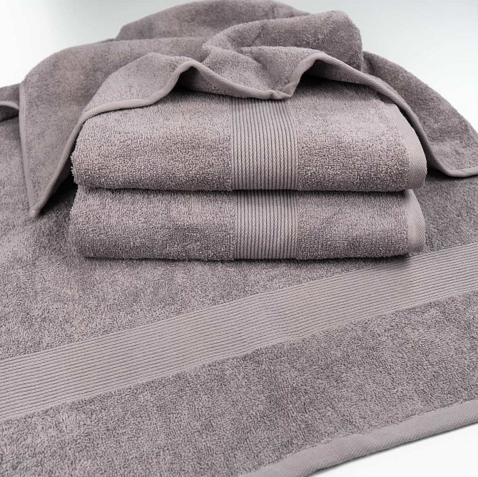 Полотенце для рук и лица махровое с Бордюром GM Textile 40х70см 400г/м2 (Кофейный) Сумы - изображение 5