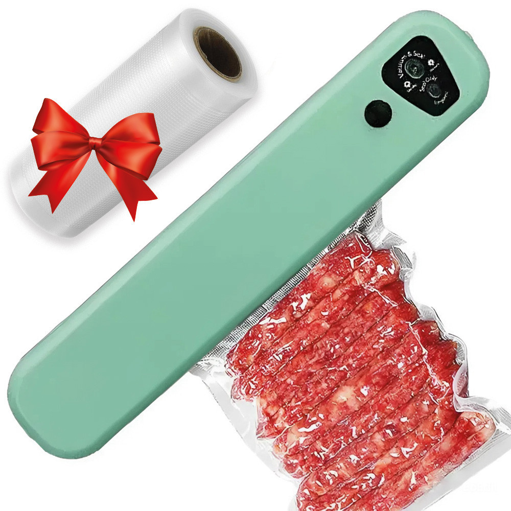 Вакууматор Vacuum Sealer + Подарунок Пакети вакуумні 5м*15см / Домашній вакууматор / Кухонний вакууматор Київ - фото 1