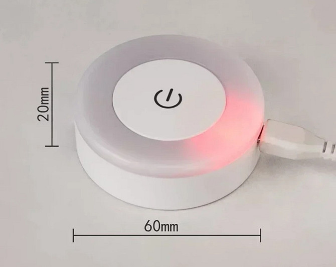 Сенсорний LED нічник-світильник Теплий білий Смела - изображение 3