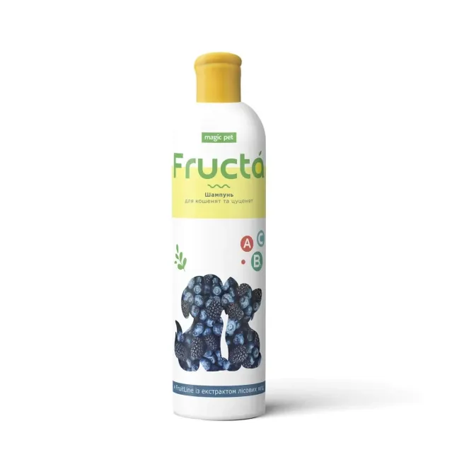 Шампунь для щенков и котят Фрукта Fructa с экстрактом лесных ягод 220 мл Винница - изображение 1
