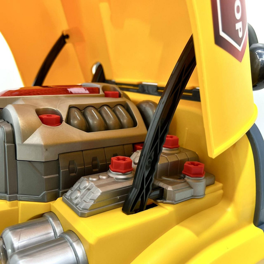 Машина-конструктор 59 деталей звук підсвічування Жовтий (D001-1) Чернигов - изображение 6