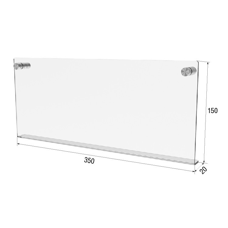 Полиця EKOSTAR настінна 350х150 Київ - фото 3