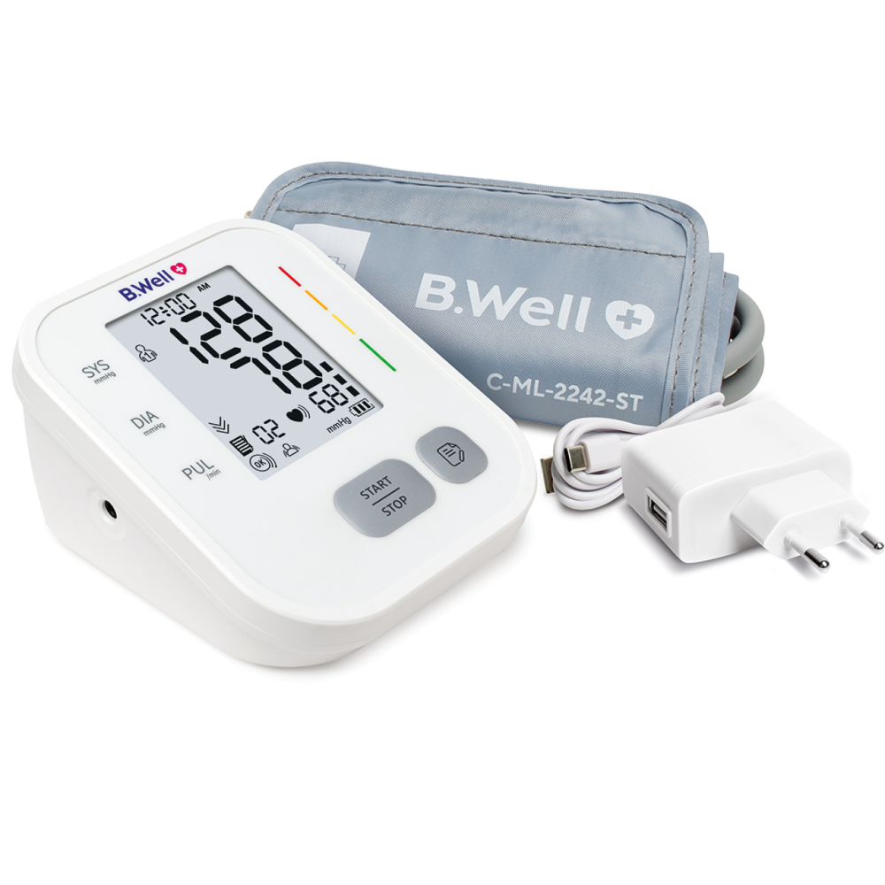 Автоматический тонометр B.Well PRO-22 с адаптером Днепр - изображение 1