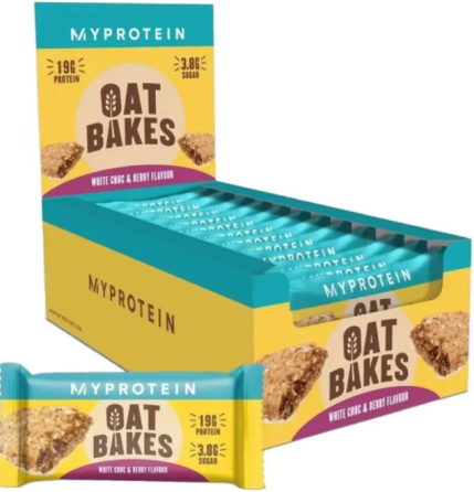 Протеиновые батончики Myprotein Oat Bakes - 12x75g ягодный Киев
