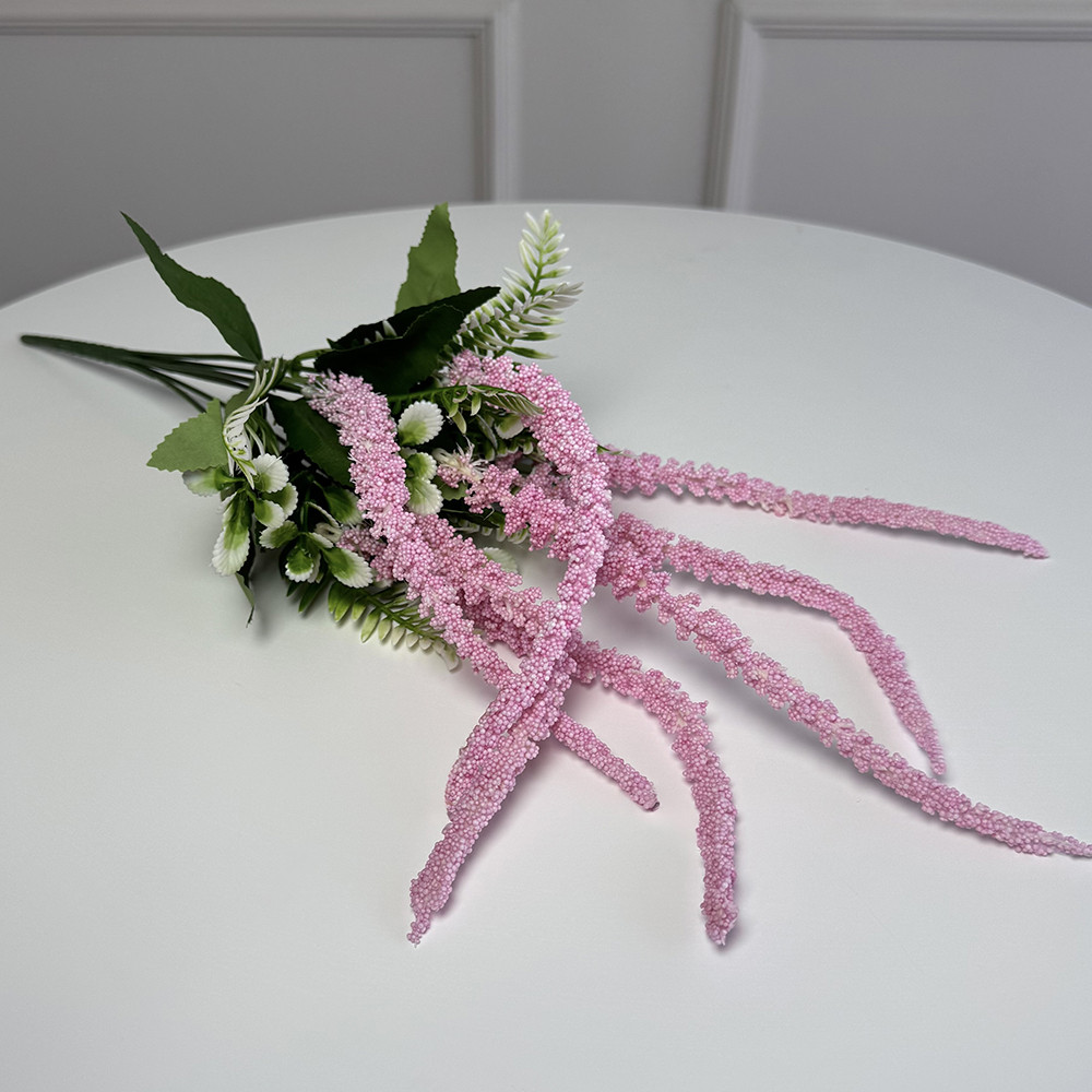 Гілка амаранту штучна 5шт/уп. Колір: рожевий TH-11 Львів - фото 1