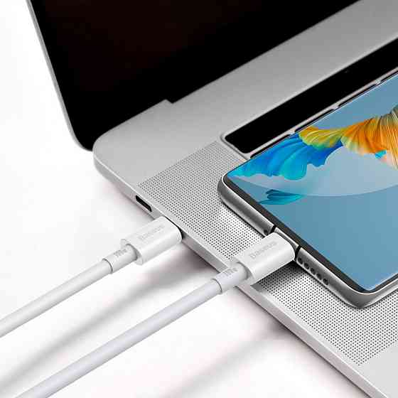 Кабель Baseus Superior Series Fast Charging Type-C to Type-C PD 100W 1м белый Львов