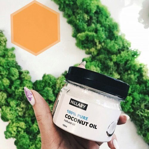 Рафінована кокосова олія HILLARY Pure Coconut Oil 100 мл 4820209070521 Вінниця - фото 3